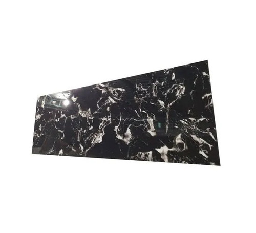 Artificial Black Galaxy Granite Slab - 20mm Polished Black, Flooring Use, Crystalline Pattern