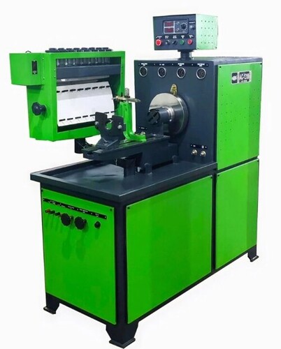 Digital Display Fuel Injection Pump Test Bench - Grey Green, 220-300V, 5/7.5 HP AC Inverter Drive, Eight Cylinders, 50-3000 RPM Speed Range