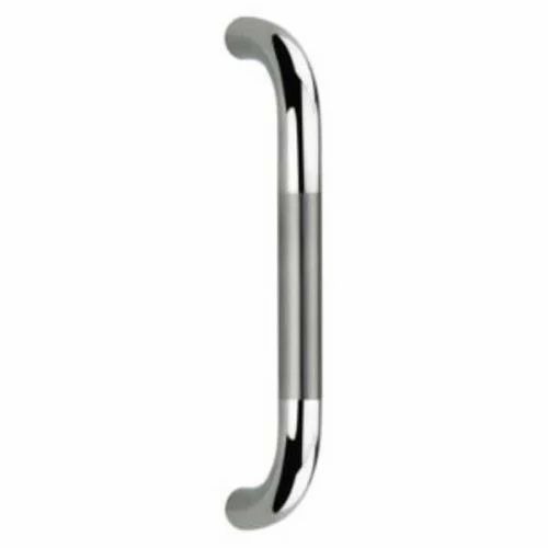 Fancy Steel Door Handle - Stainless Steel 11 Inch Silver, Screw Fitted, Rust Proof, Easy Installation