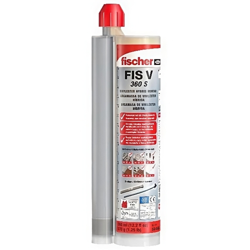 Fischer Fisv 360 Chemical - 570gm White, Density 1.6-1.8 g/cm³, Hardness Shore A 83 | Wall Application, 99% Purity, 1 Year Shelf Life