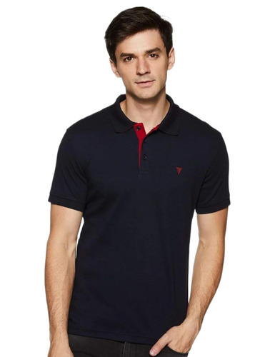 Mens Black Plain T Shirt - Cotton, Custom Size, Multiple Colors | Polo Collar, Short Sleeves, Lightweight, Breathable