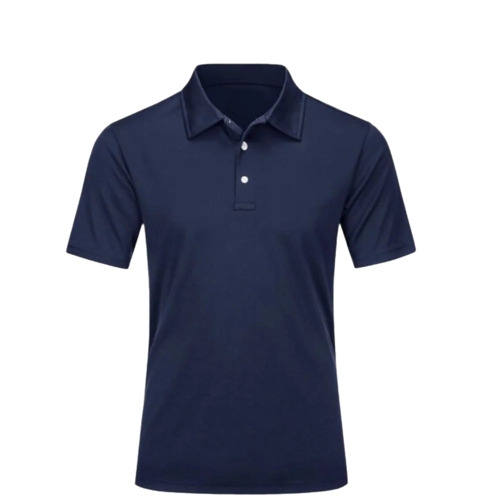 Mens Plain Collar T Shirt - Cotton, Customized Size, Multiple Colors | Lightweight, Breathable, Washable, Short Sleeves, Casual Polo
