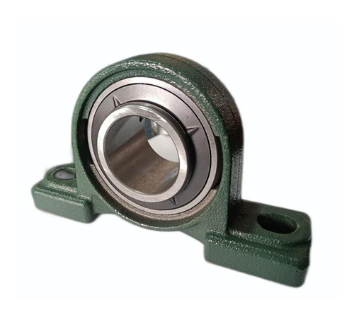 Mild Steel Pillow Block Ball Bearing - 40.0 mm Bore, Dark Green Color Coated | Corrosion Resistant, 40 HRC Hardness, Automobile Industry