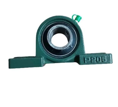 P205 Ffx Pillow Block Bearing - Mild Steel 60x110x28mm, Black/blue/green | Corrosion Resistant, Rust Proof, Industrial Use, 12 Months Warranty