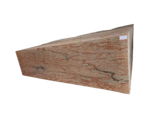 Polished Red Granite Slab - 18-20 mm Thickness, Big Slab, Crack Resistant | Flooring Use, Plain Pattern