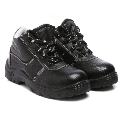 Safety Shoes - Durable Black Men's Safety Footwear | Very Good Quality, New Condition