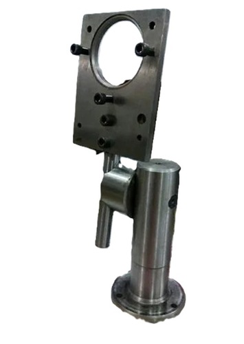 Swivelling Vice - Cast Iron Metal, Silver | Hardened Replaceable Jaws, Precision Machining, Stable Mounting