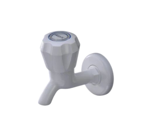White Pvc Bib Tap