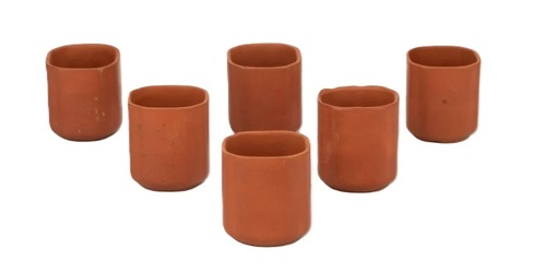 170 Ml Clay Tea Cup Set