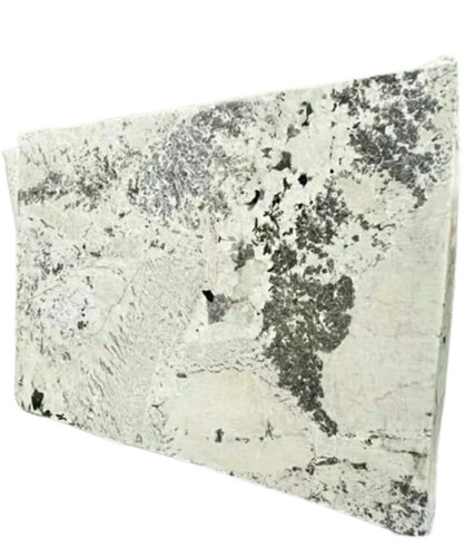 Alaska White Polished Granite Slab - 20 mm Thickness Rectangular Shape Flooring Use Low Water Absorption