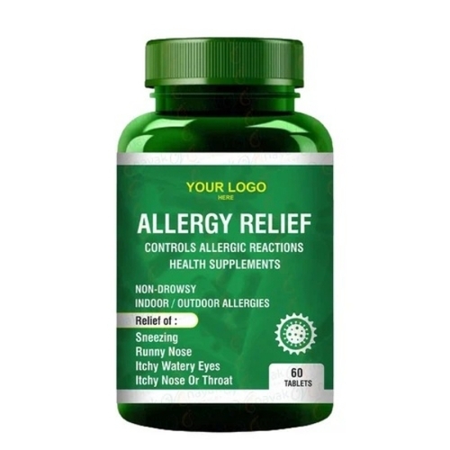 Allergy Relief Tablets 60s - 60 Tablets, Non-Drowsy Formula | Controls Allergic Reactions, Relieves Sneezing, Runny Nose, Itchy Eyes