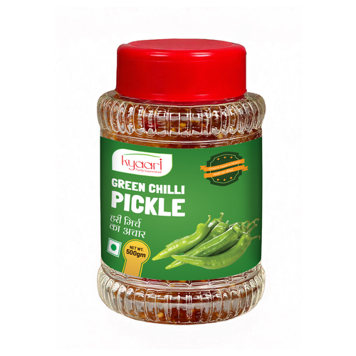 Kyaari 500 G Green Chilli Pickle
