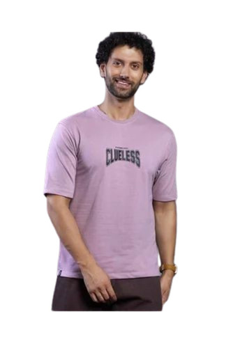 Men Round Neck T Shirt - Cotton, Various Sizes, Printed, Half Sleeves | Lightweight, Soft, Breathable, Quick Dry