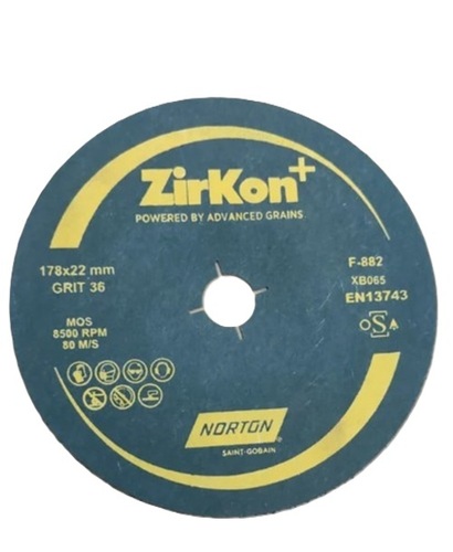 Norton Zirkon Grinding Abrasive Disc