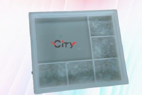 Plastic Chequered Tile Mould - Plastic, Standard Size | Lightweight, Multiple Colors, Quality Tested