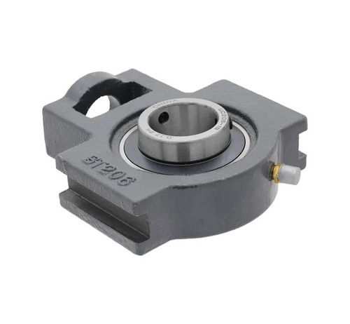 Take Up Bearings - Cast Iron, Polished, Blue Silver | Grease Lubricated, Corrosion Resistant, Industrial Use, Carton Box