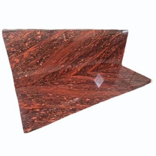 Tiger Red Granite Slab - 16mm Thickness Polished Finish Red | Flooring Water Absorption No