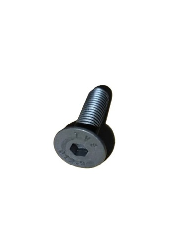Tvs Round Bolts - 4 Inch Length, 12 mm Diameter, Grey, Full Thread | Painted Surface, Industrial Hardware Fitting