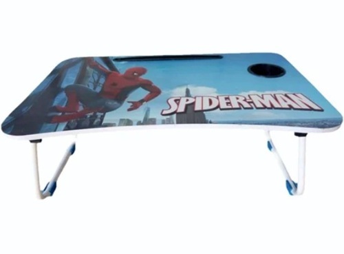 1 Feet Plywood Kids Folding Study Table - Iron MDF Board 16x24 Inch Multicolor | Durable Printed Foldable