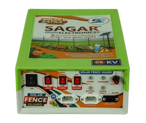 10kv Solar Remote Control Zatka Machine - Metal, Size 16/20, Multicolor | Auto Semi Automatic, 98% Efficiency, Warranty