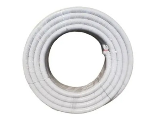 3/4inch Garden Pvc Pipe - 10m Length, 3mm Thickness, White | Durable, Round, Water Usage