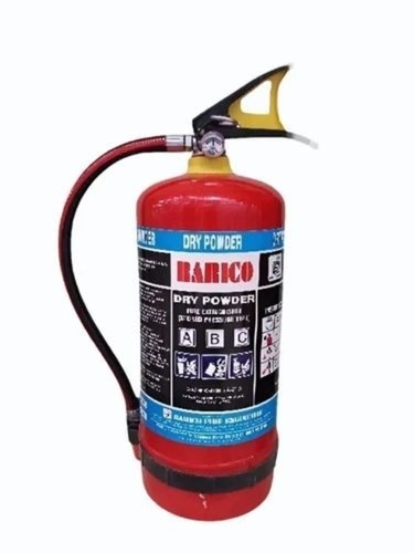 4kg Rarico Dry Powder ABC Fire Extinguisher - Red Cylinder, Stored Pressure, Class B, -5°C to +55°C | Fire Protection Equipment