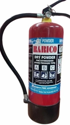 9kg Rarico Dry Powder ABC Fire Extinguisher - Red Cylinder, Stored Pressure, Class B, -5°C to +55°C