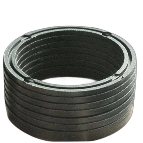 Chevron Packing Seal - Rubber, Circular, Black | Self-adjusting, Low Friction, Abrasion And Chemical Resistant