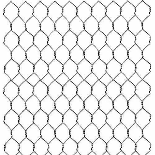 Chicken Wire Mesh - Galvanized Iron, Mill Finish, Wire Gauge 8-28, Silver Color, Stainless Steel