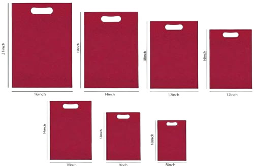 D Cut Non Woven Bags