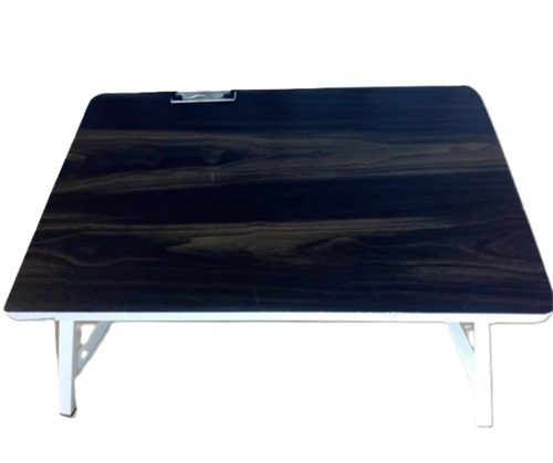 Dark Chocolate Brown Wooden Folding Table - Solid Wood, 24x48 Inch, Matte Black, Foldable | Eco-Friendly, Modern Design