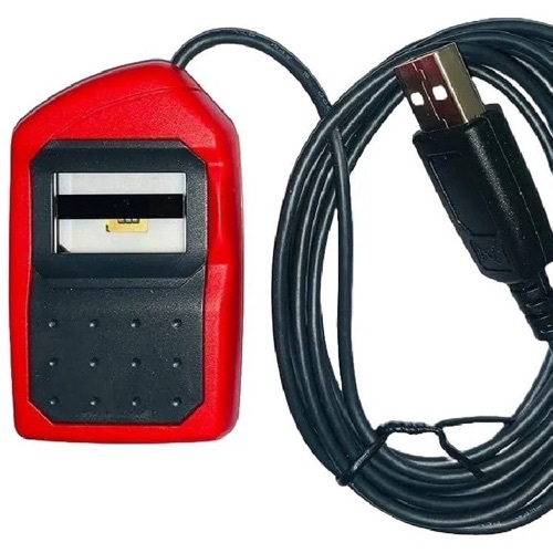 Fingerprint Scanner - ABS Plastic Compact Desktop, USB Connectivity | Fast Recognition, 360 Degree Capture, Anti-Spoof Detection, Encrypted Data