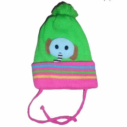 Kids Trendy Woolen Cap - Wool Customized Size Multi Color | Elegant Design Quick Dry Comfortable Fit