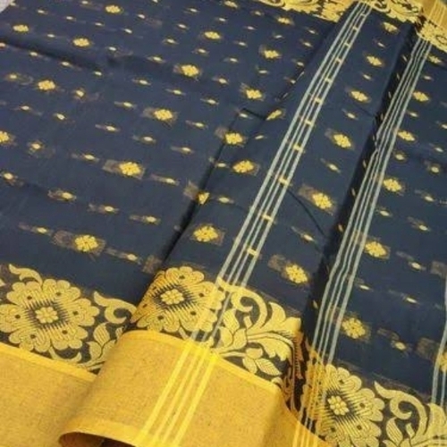 Ladies Cotton Saree - Soft Breathable Cotton, Custom Color | Skin Friendly, Modern Casual Style