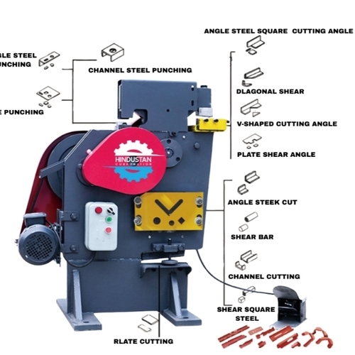 Multi-Function Angle Channel and Bar Cutting Machine 8 B