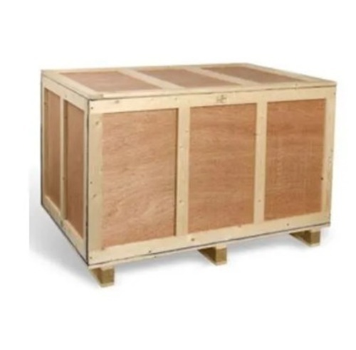 Rectangle Plywood Boxes - Hard Wood 401-600 Kg Capacity Brown | Termite Resistant Eco Friendly Industrial Packaging