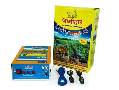 Schools Solar Fence Guard Zatka Machine - Metal Size-16/20 Multi Color, Battery 12/14, Current 4.5ma, Durable, Warranty