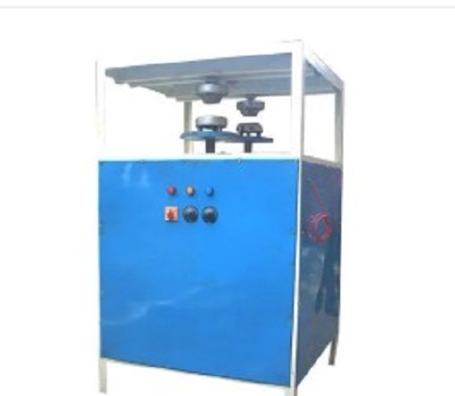 Semi Automatic Paper Plate Making Machine - Metal, Blue, 220-440 Volt | Long Functionality, User Friendly Features