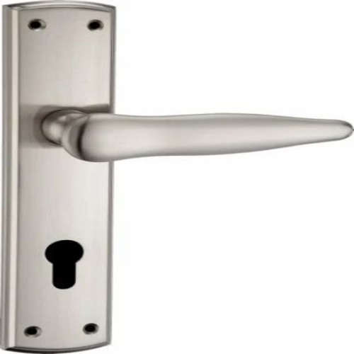Silver Mortise Handle - Stainless Steel, 4 Inch, Silver | Polished, Rust Proof, Screw In Installation
