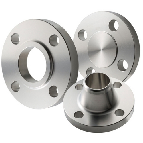 Stainless Steel Flanges - Galvanized Silver, Circular Round | Corrosion Resistant, Leak-Proof Connections, High Pressure & Temperature Durable