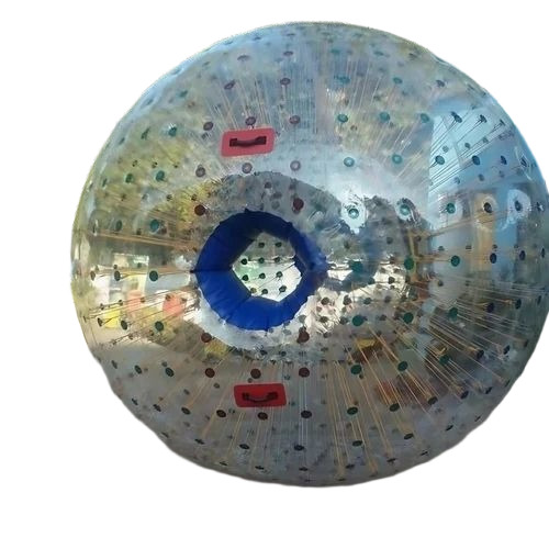 Trasparent Zorbing Ball - TPU Material, 80 kg Weight, Transparent, Circle Shape, Dotted & Plain Pattern | Durable, Good Quality for Outdoor Recreation