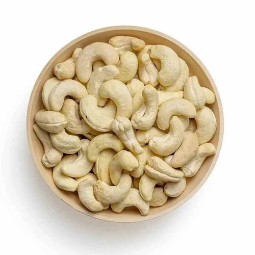 W240 Whole Cashew Nut - 10 Kg, White, Roasted | Common Cultivation, 12 Months Shelf Life, Loose Form