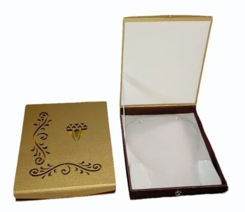 Wooden Necklace Jewelry Boxes - 20 Inch x 16 Inch, Golden | Handmade, Eco-Friendly, Folding, Waterproof