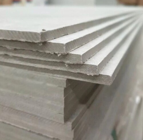 10mm Grey Cement Board - 600x1200 mm, White, Ceramic Surface Treatment | Wall Application