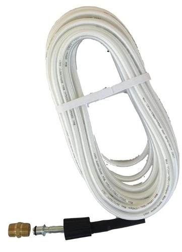 11m Ballorex White Hose Pipe - 1.21Kg, Hard Round Shape | Industrial Use