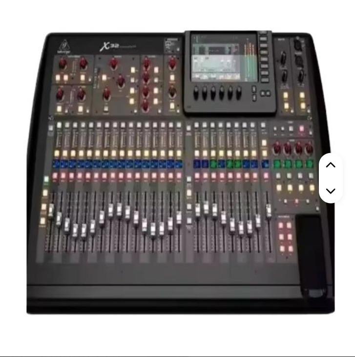 Authentic X32 40-Input 25-Bus Digital Mixer With 32-Channel Audio Interface 25 Motorized Faders Producer Mixer Controller - Color: Black