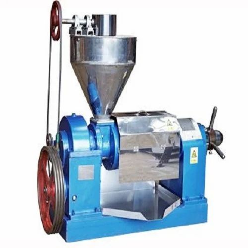 Automatic Mustard Oil Expeller - Steel, Blue | Durable, Long Lasting, 2 Years Warranty