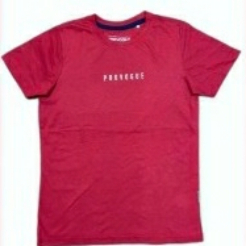 Boys Printed T Shirt - Cotton, Customized Size, Red | O-Neck, Short Sleeves, Skin Friendly, Lightweight Breathable