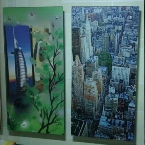 Digital Printing Glass - Glass Solid, Multiple Colors | Vibrant Print, Scratch-Resistant Durable Finish, Interior Architectural Use