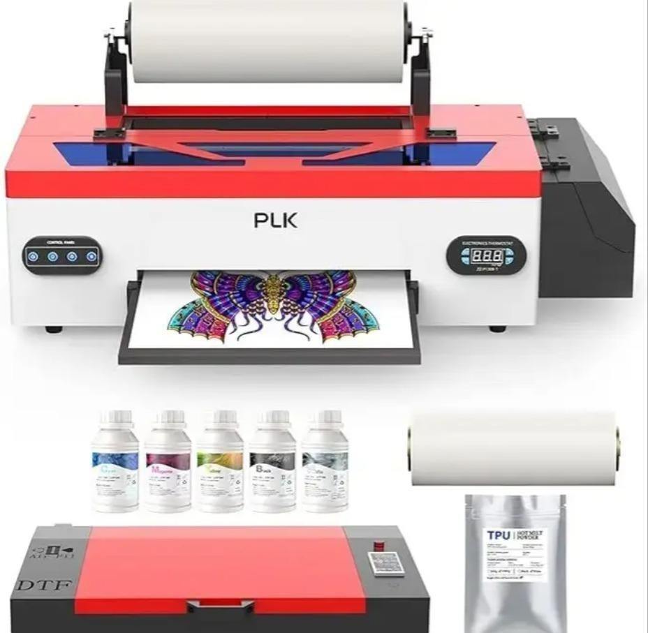 Genuine Plk A3 L1800 Usb White Ink Circulation System Diy Printer Machine For T-Shirts Fabrics Oven Included - Automatic Grade: Automatic